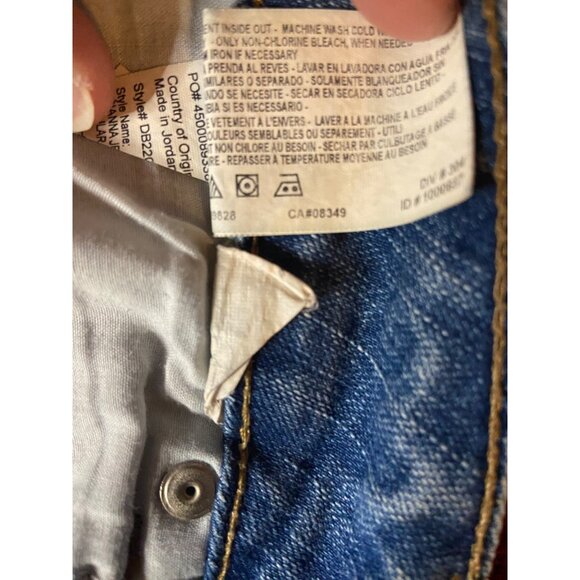 Bandolino Blu Arianna Jeans Size 10 Mid Rise Straight Leg Stretch Blue Denim Y2K - Picture 6 of 10